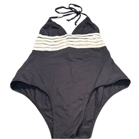 Cali Dreaming Black and White One Piece Swimsuit